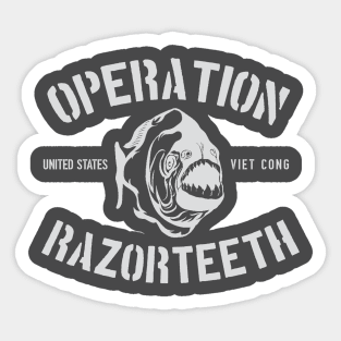Operation Razorteeth Sticker